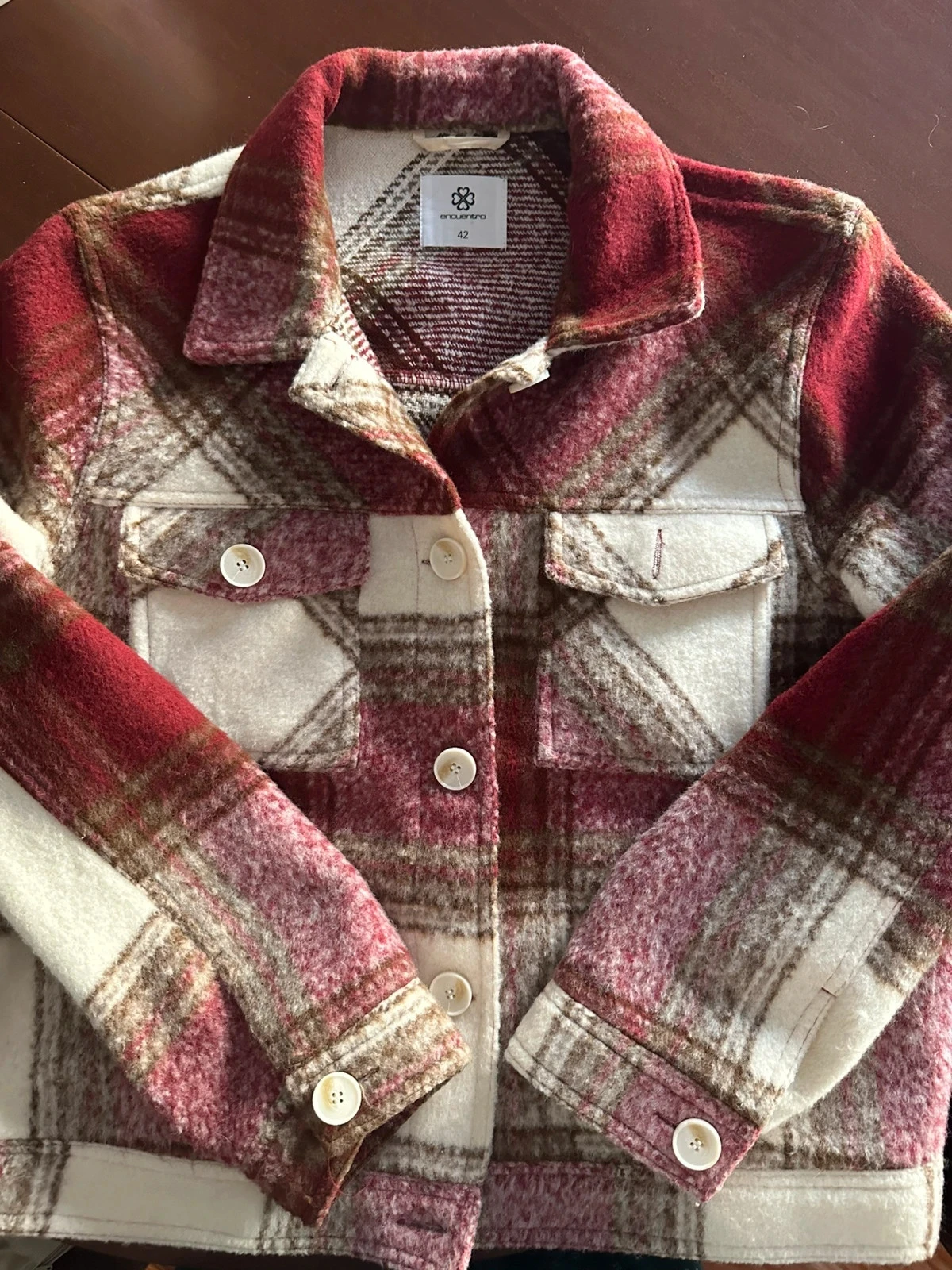 Sobrecamisa cuadros marca Encuentro